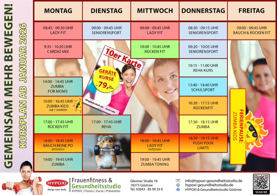 Kursplan Januar 2026